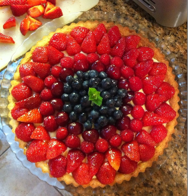 Food: Wimbledon Strawberry Tart by BBC #GBBO Military Wife Beca Lyne-Pirkis